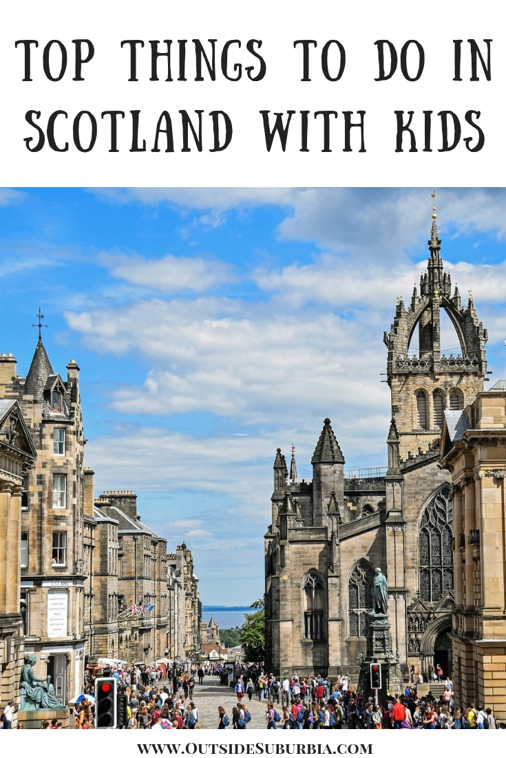 3 day Edinburgh Itinerary and 10 things to do in Scotland including looking for Loch Ness Monster, tasting Scotch Whishey, visiting Harry potter’s Alnwick castle... #ThingstodoinScotland #ScotlandWithkids #OutsideSuburbia
