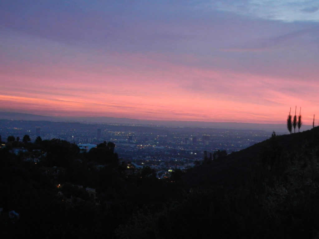 LA at dusk