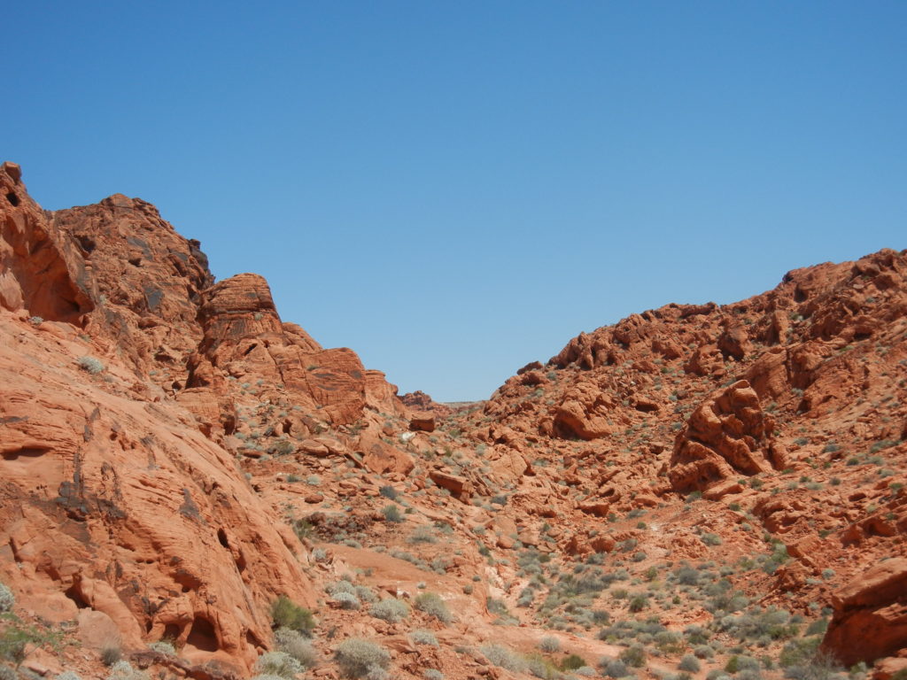 Hiking at the Red Rock Canyon