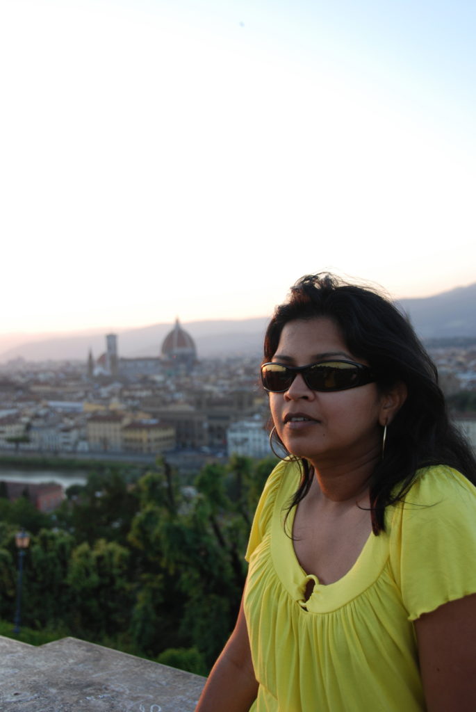 Sunset from Piazzale Michelangelo with Florence in view