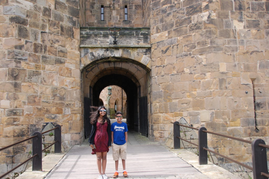 Harry potter's Alnwick castle and the Scottish Lowlands