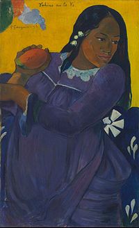 Paul Gauguin  Vahine_not_te_vi (Woman with a Mango)