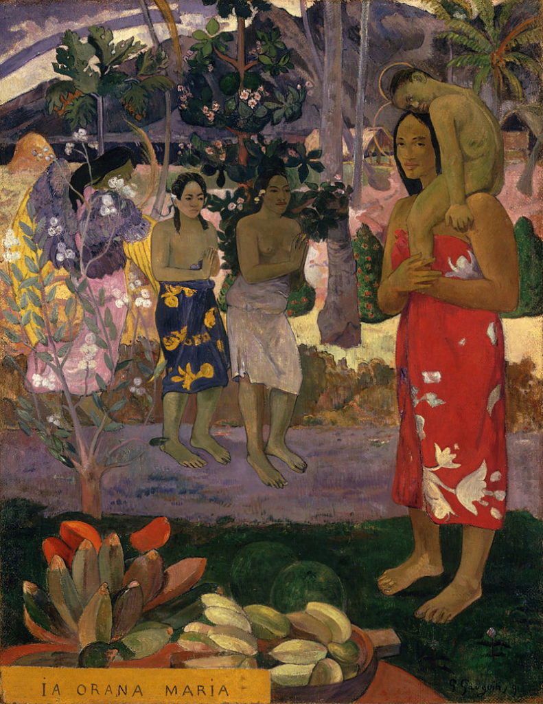 Paul Gauguin 
 - la_Orana_Maria_(Hail_Mary)