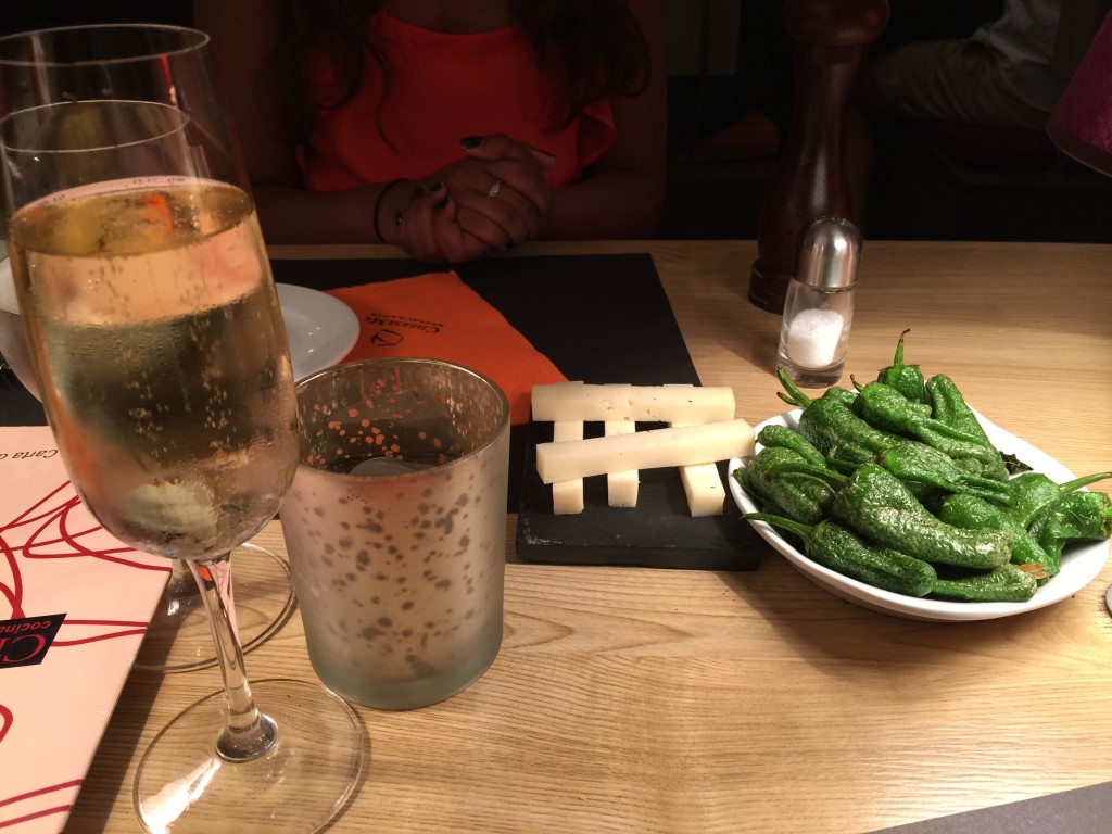 Cava, cheese and Sereno Peppers - a great combination | Outside Suburbia