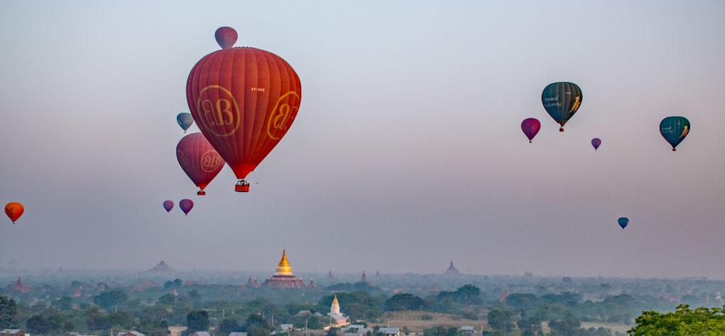 OutsideSuburbia Epic Hot air balloon rides - Bagan