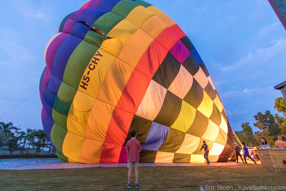 Outside Suburbia - Hot air Balloon ride