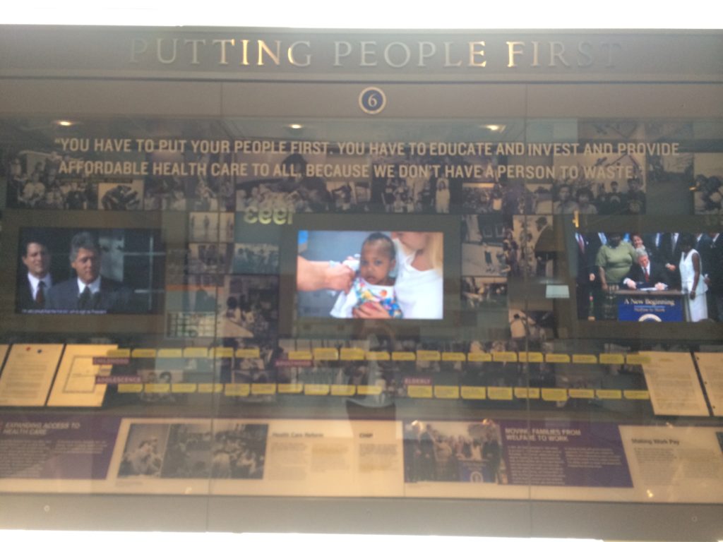 A visit to the Clinton Presidential Library