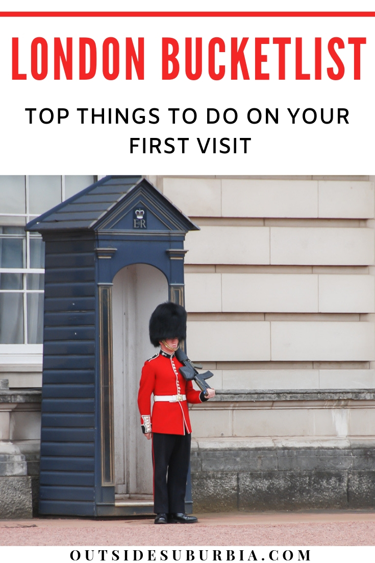 First timers Guide to London to help you plan your family's trip to London. Lots of must dos and kid friendly tours and activities here #outsideSuburbia #LondonWithKids #LondonAttractions #LondonBucketList #ThingstodoInLondon
