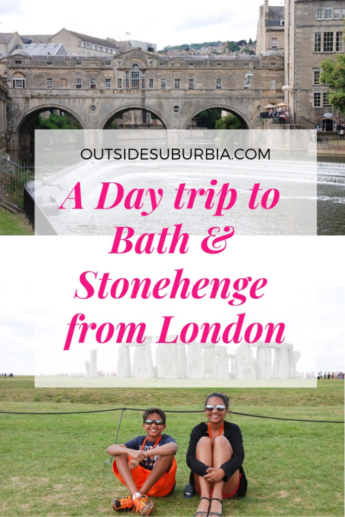 Photo blog of a day trip to Bath and Stonehenge from London #DayTripsFromLondon #Stonehendge #LondonWithkids #OutsideSuburbia