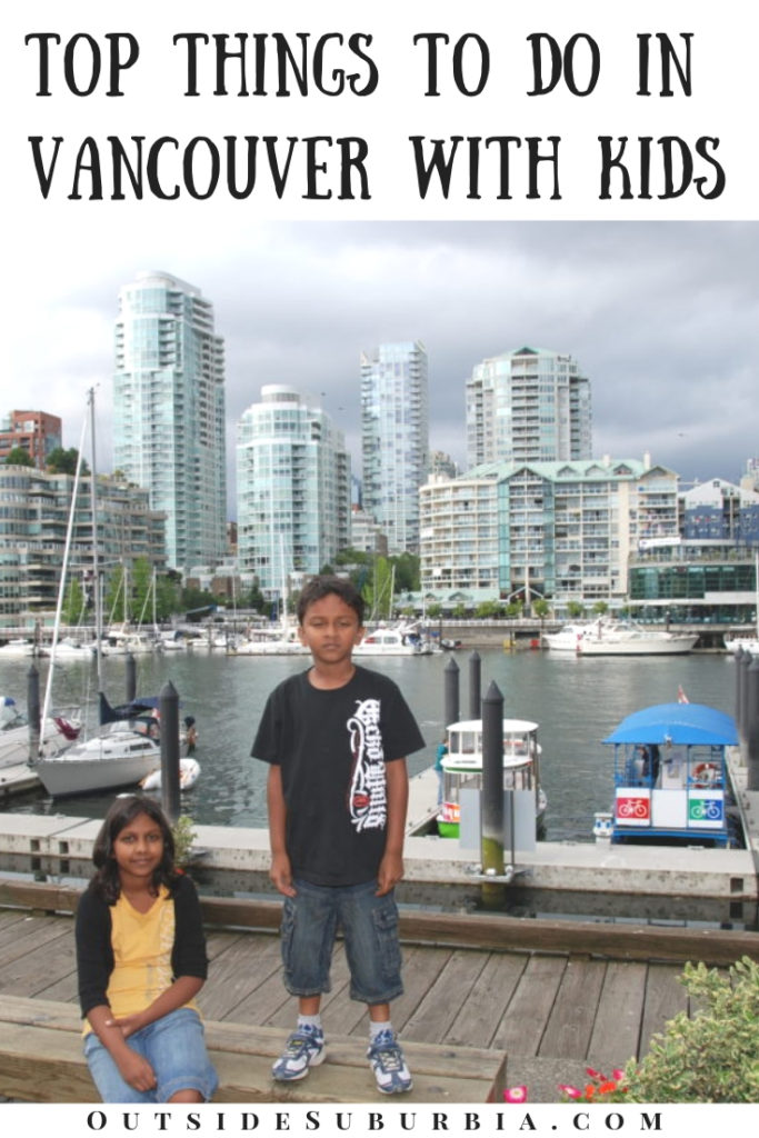 From bike rides around the park, walking on a suspended footbridge to counting Inuksuk - there are plenty of outdoor activities and indoor attractions and fun things to do in Vancouver with kids. #VancouverWithKids #VancouverThingstodo #Vancouver #OutsideSuburbia