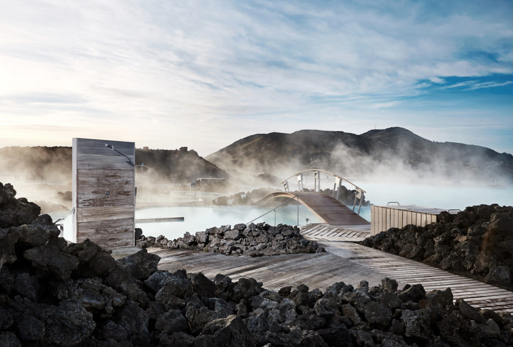 Blue lagoon in  Iceland 