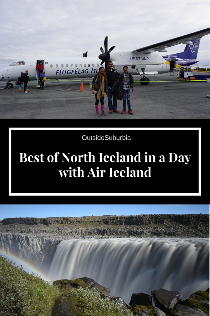 Visiting beautiful areas like Lake Myvatn, Godafoss, Akureyri and other vistas in North Iceland is possible as a day tour from Reykjavik with Air Iceland #Iceland #DiamondCircleIceland
