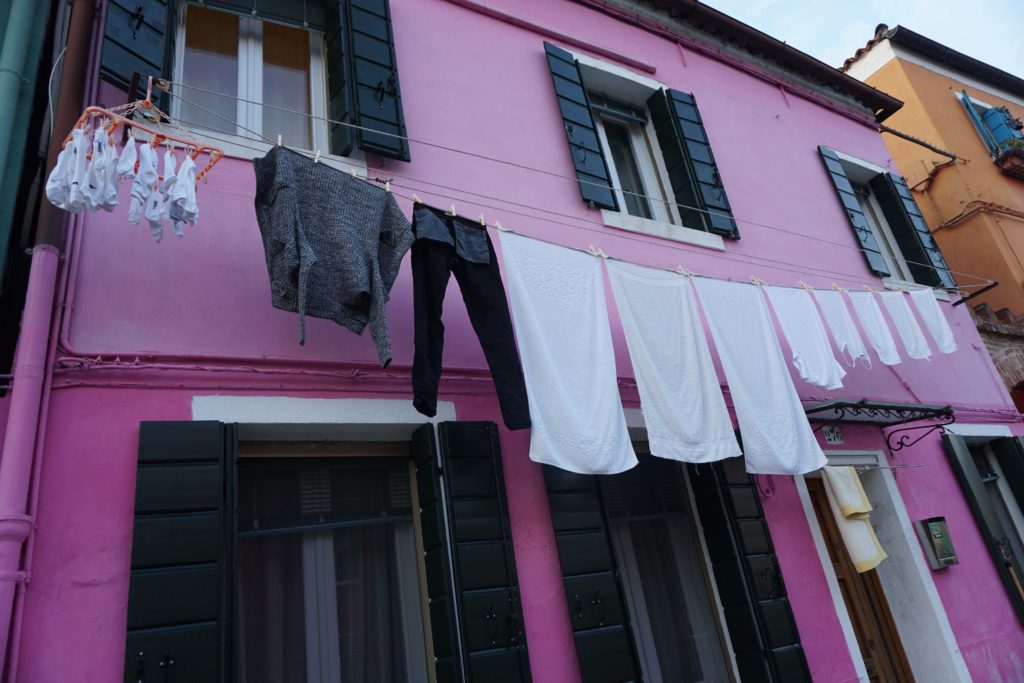 Laundry day in Burano, Italy's Most Colorful Town - OutsideSuburbia.com
