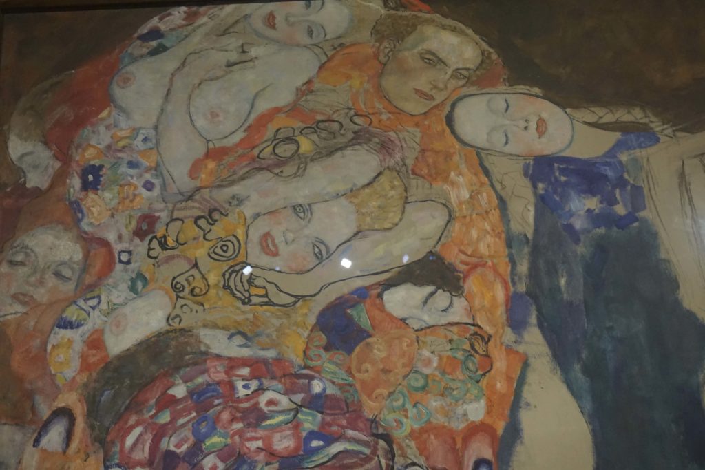 Gustav Klimt painting at the Belvedere, Vienna | OutsideSuburbia.com