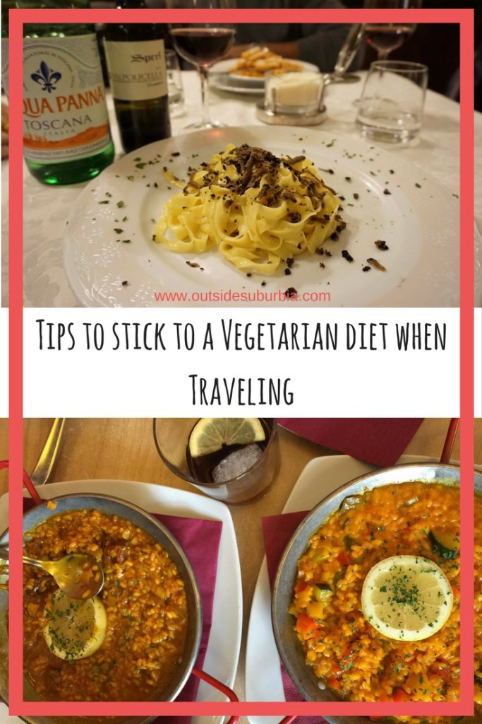 Tips to stick to a vegetarian diet when traveling