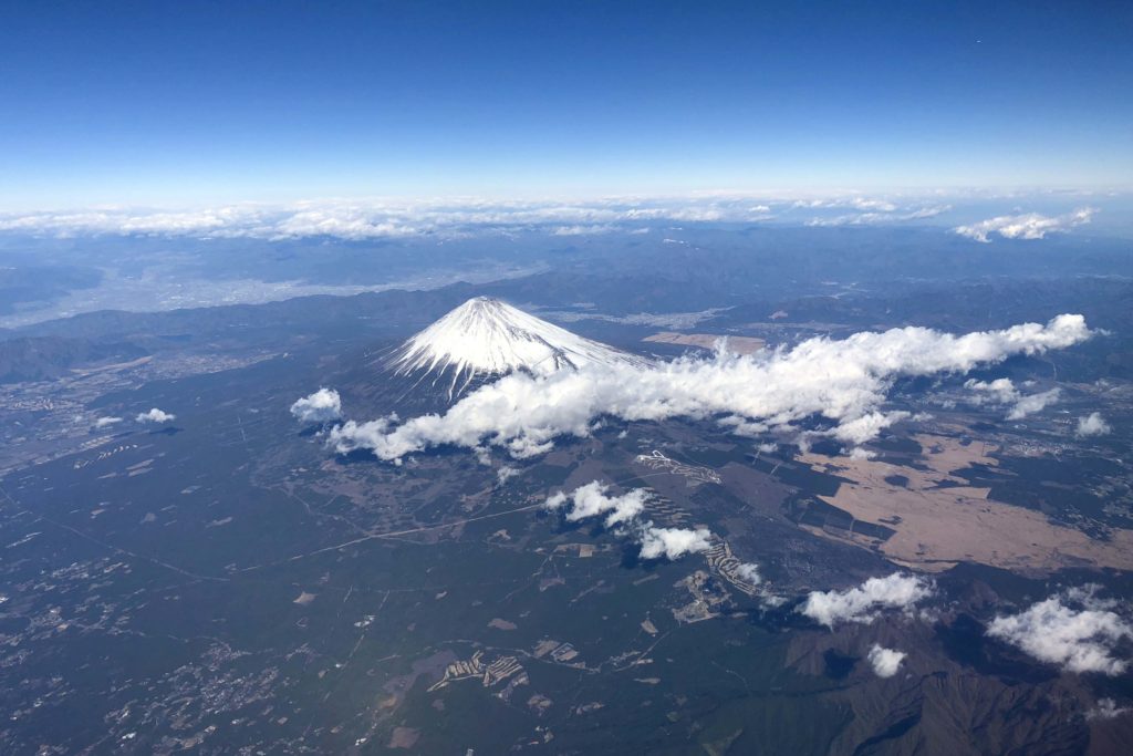 Aerial View of Mt.Fuji