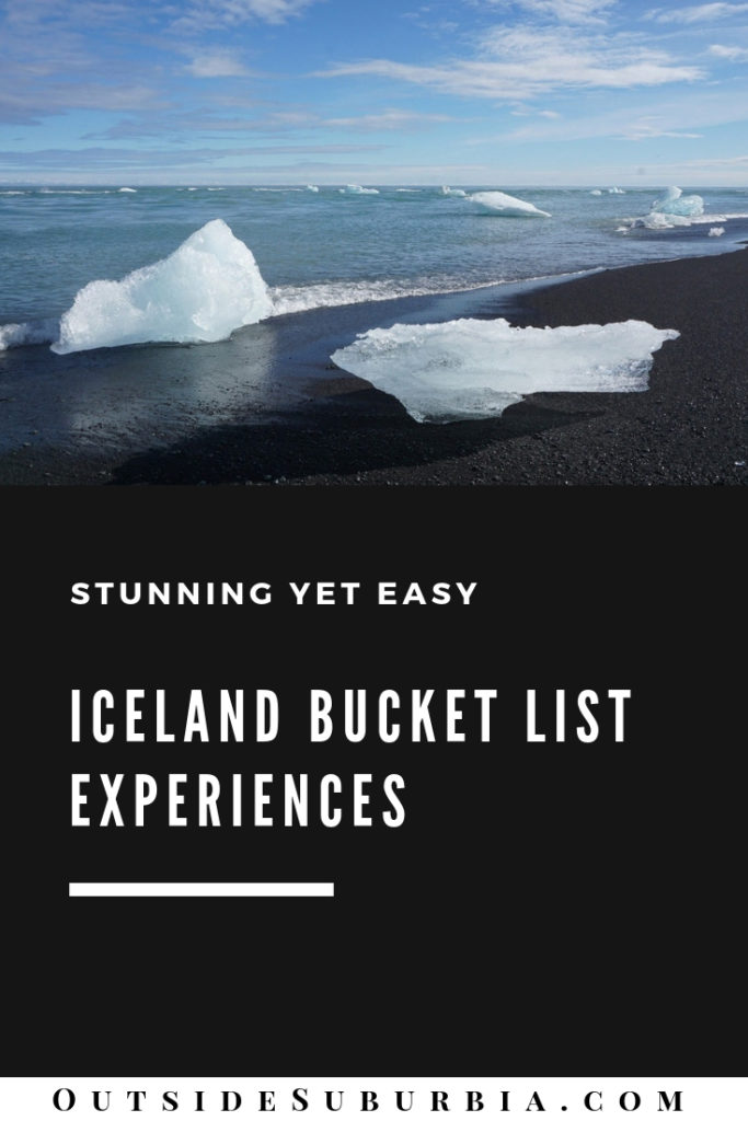 From water fall chasing, hiking on glaciers or between tectonic plates to visiting Volcanoes  - there are plenty of easy adventures in Iceland. Make sure to add these to your Iceland Bucketlist #IcelandAdventures #FamilyTripIceland #OutsideSuburbia #IcelandAdventures #IcelandBucketlist