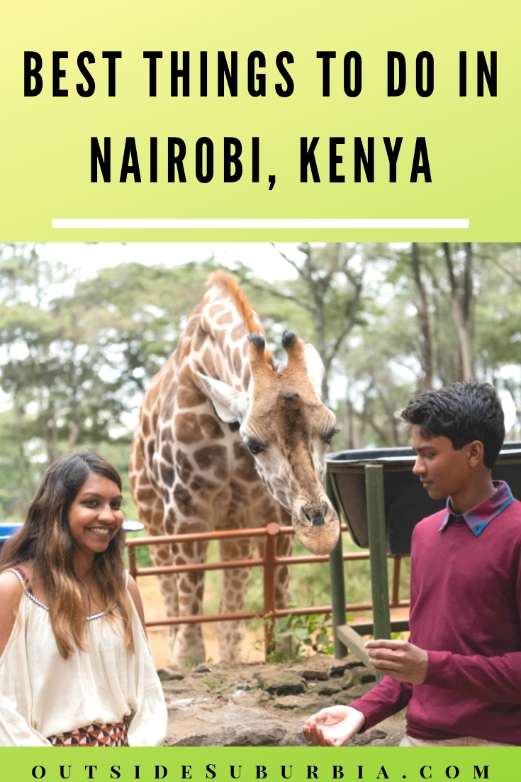 From visiting elephants at Sheldrick Wildlife Trust, feeding Giraffes, following the footsteps of Karen Blixen - things to do in Nairobi, Kenya in 2 days.#OutsideSuburbia #KenyaWithKids #KenyaThingstodo #KenyaItinerary #NairobiThingsToDo #NairobiWithKids