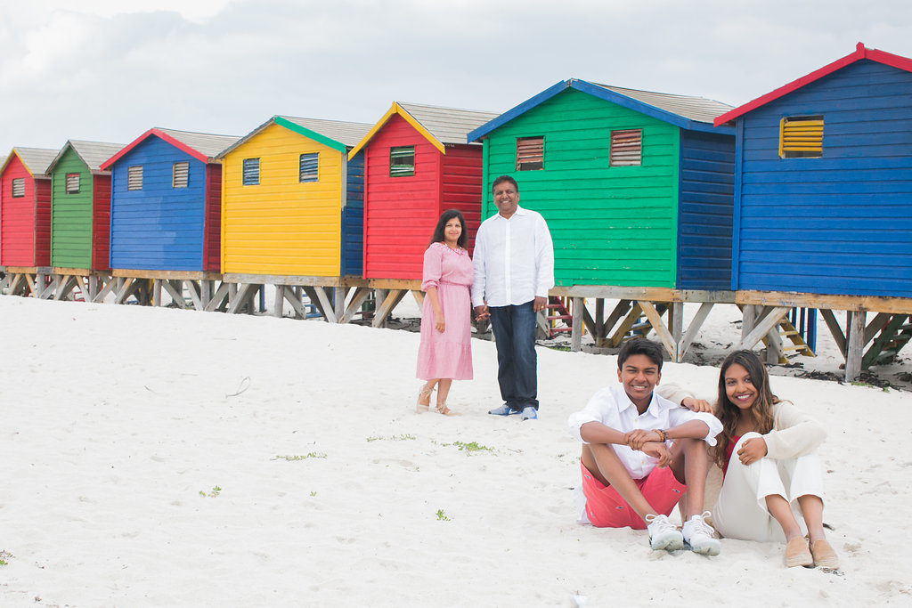 Muizenberg Beach Huts, Cape Town, South Africa