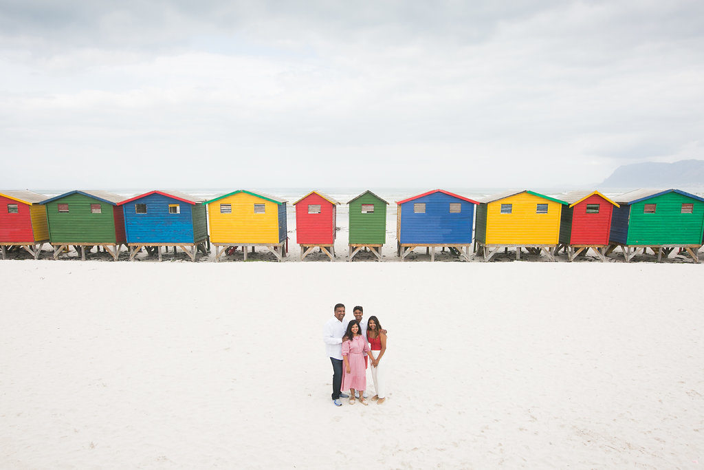 Muizenberg Beach Huts, Cape Town, South Africa