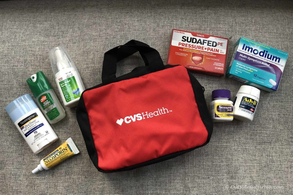 Travel First Aid Kit - Road Trip Packing List - Outside Suburbia