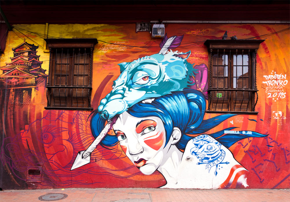 Street Art in Bogotá, Colombia | Outside suburbia