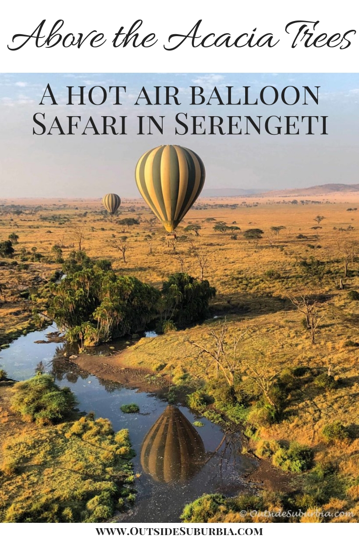 Hot air balloons in Serengeti