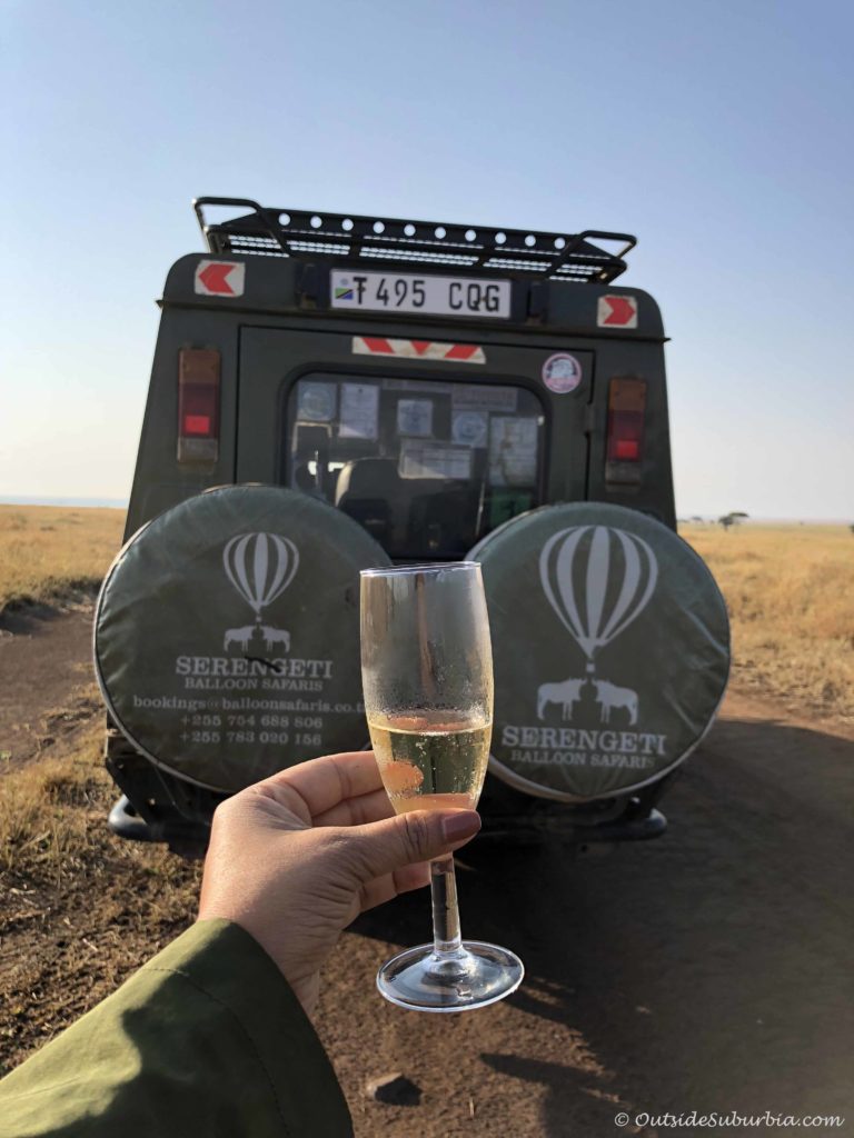 Hot air balloon safari in Serengeti #Serengeti #Tanzania Photo by Priya Vin for OutsideSuburbia