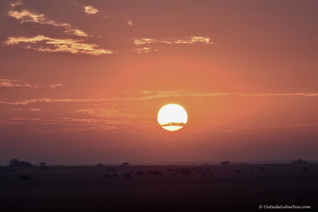 Hot air balloon safari in Serengeti #Serengeti #Tanzania Photo by Priya Vin for OutsideSuburbia