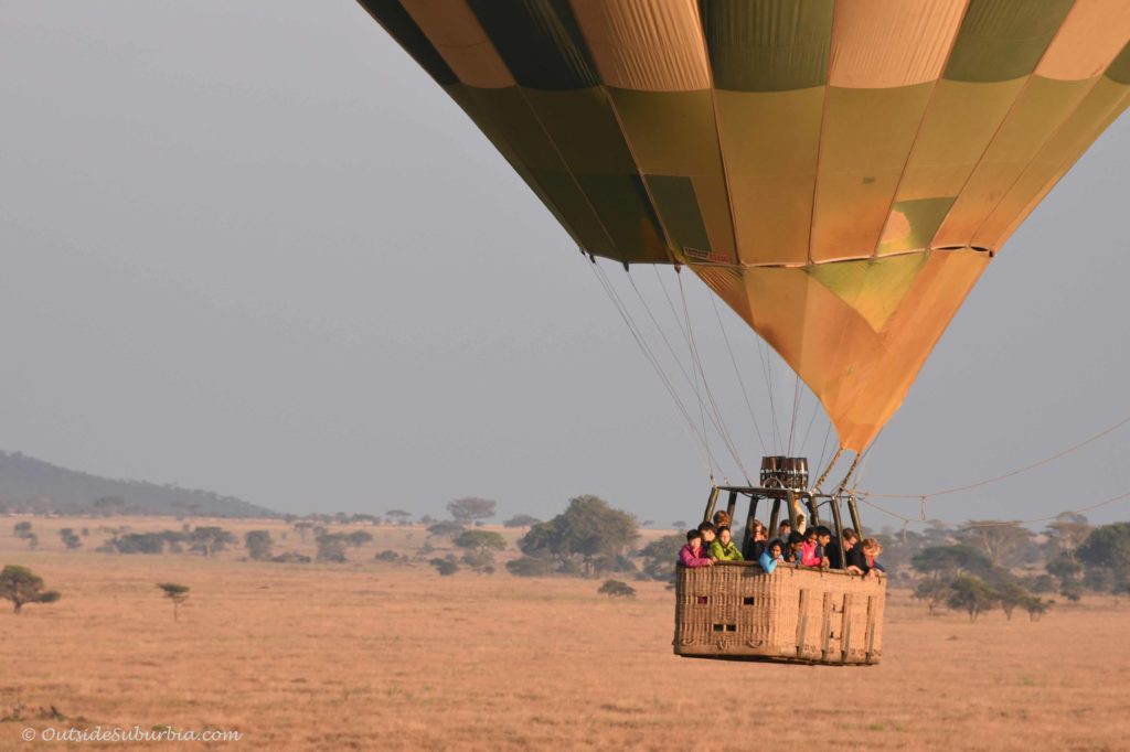 Hot air balloon safari in Serengeti #Serengeti #Tanzania Photo by Priya Vin for OutsideSuburbia