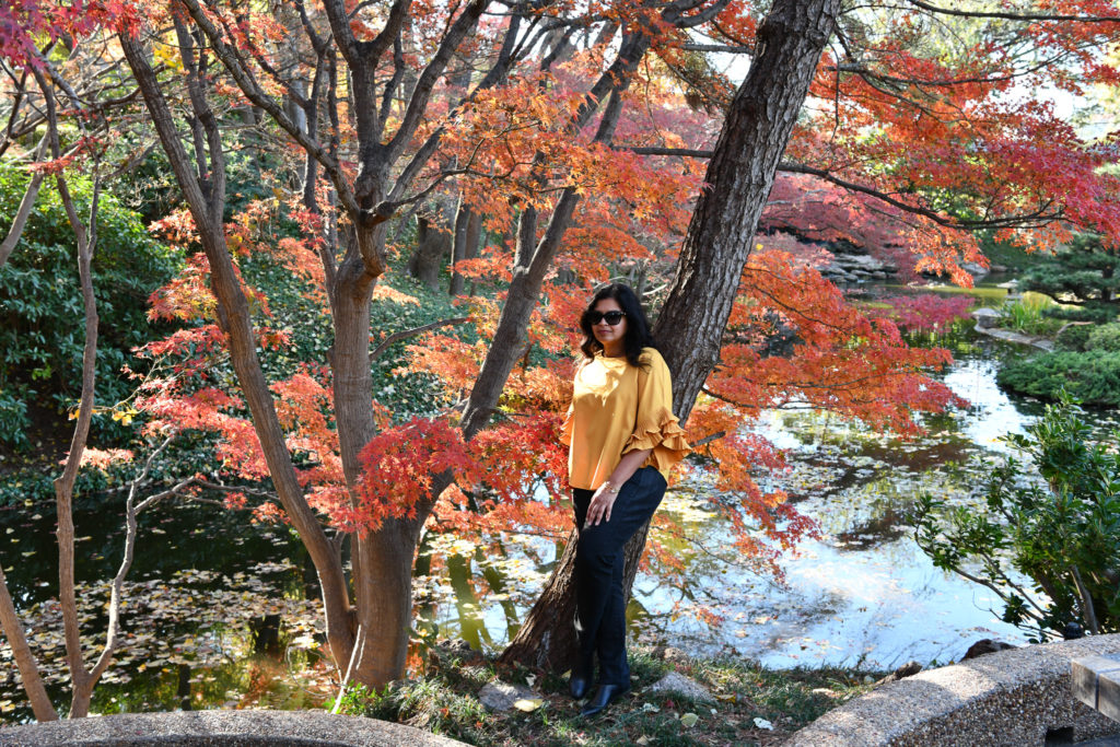 Where to find Fall colors in Fort Worth - Photo by @OutsideSuburbia