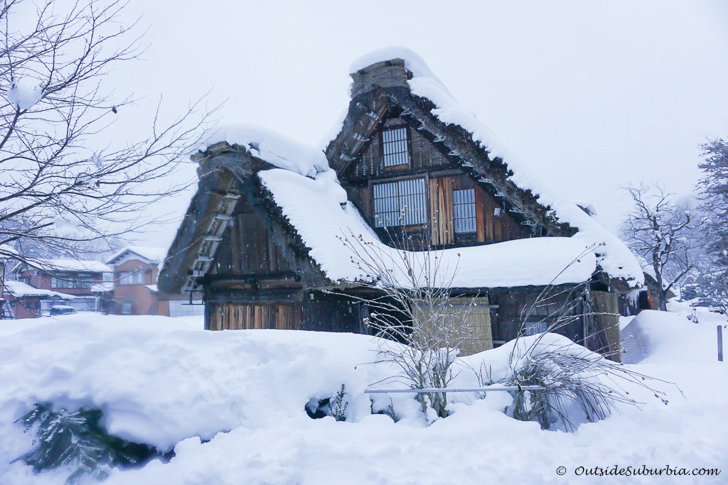 Gassho-zukuri house, Photos from Snow day in Shirakawa Go, Japan - OutsideSuburbia.com