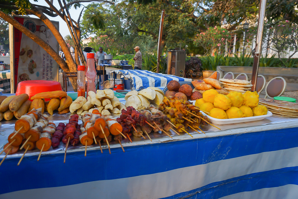 Street food at the Forodhani Market