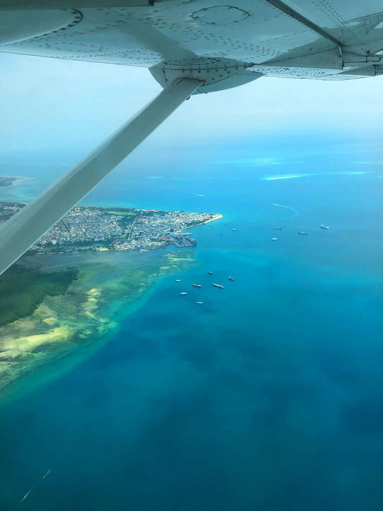 Zanzibar aerial view