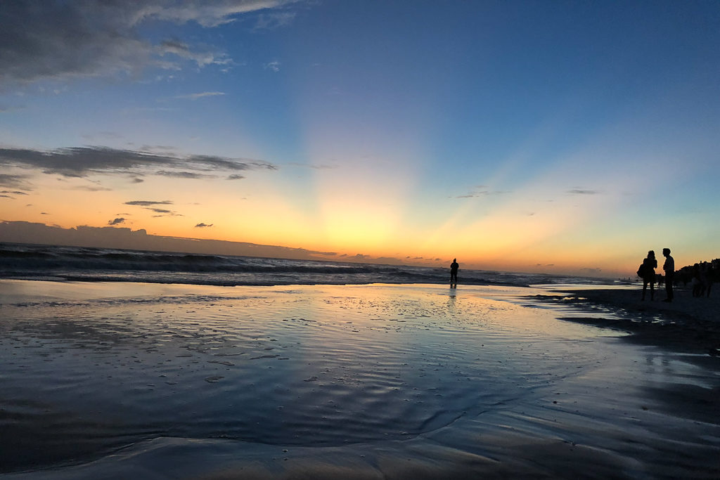 Sunset at Rosemary beach on 30A South Walton Beach, Florida | 