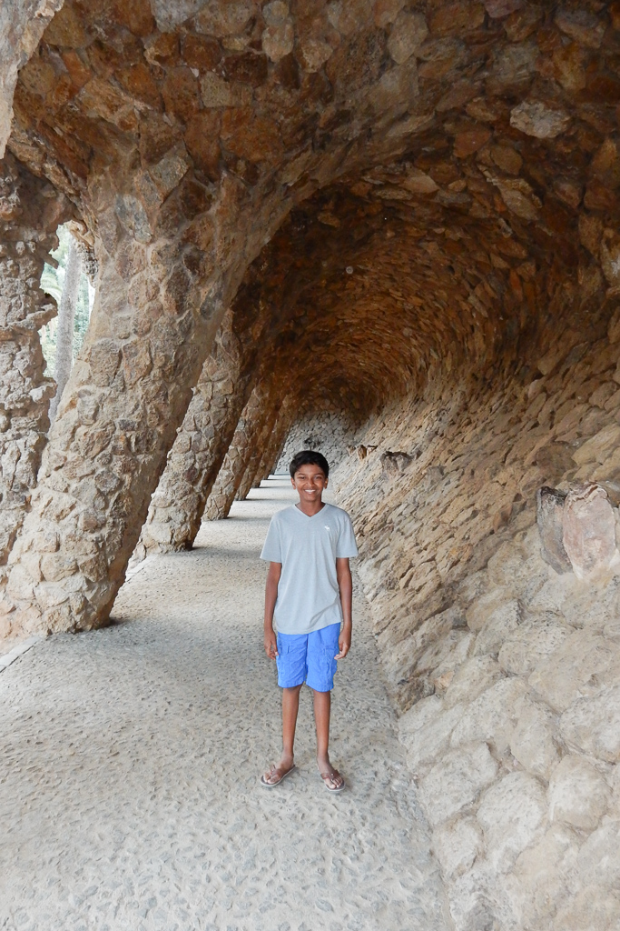 Parc Guell. Things to do in Barcelona with Kids Photo by Outside Suburbia