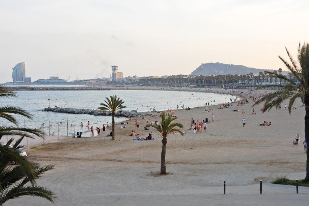 Barcelona Beach. Things to do in Barcelona with Kids Photo by Outside Suburbia