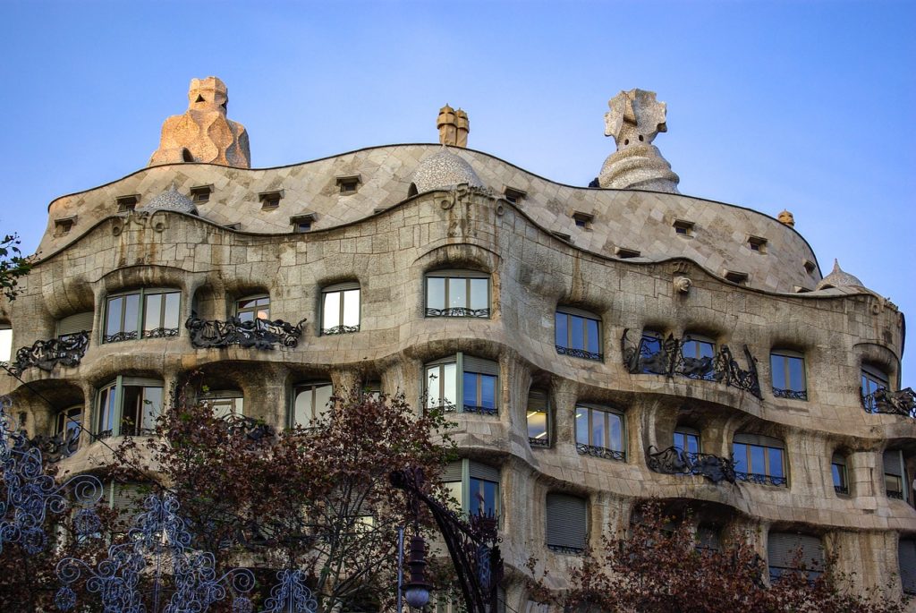 Casa Mila. Things to do in Barcelona with Kids Photo by Outside Suburbia