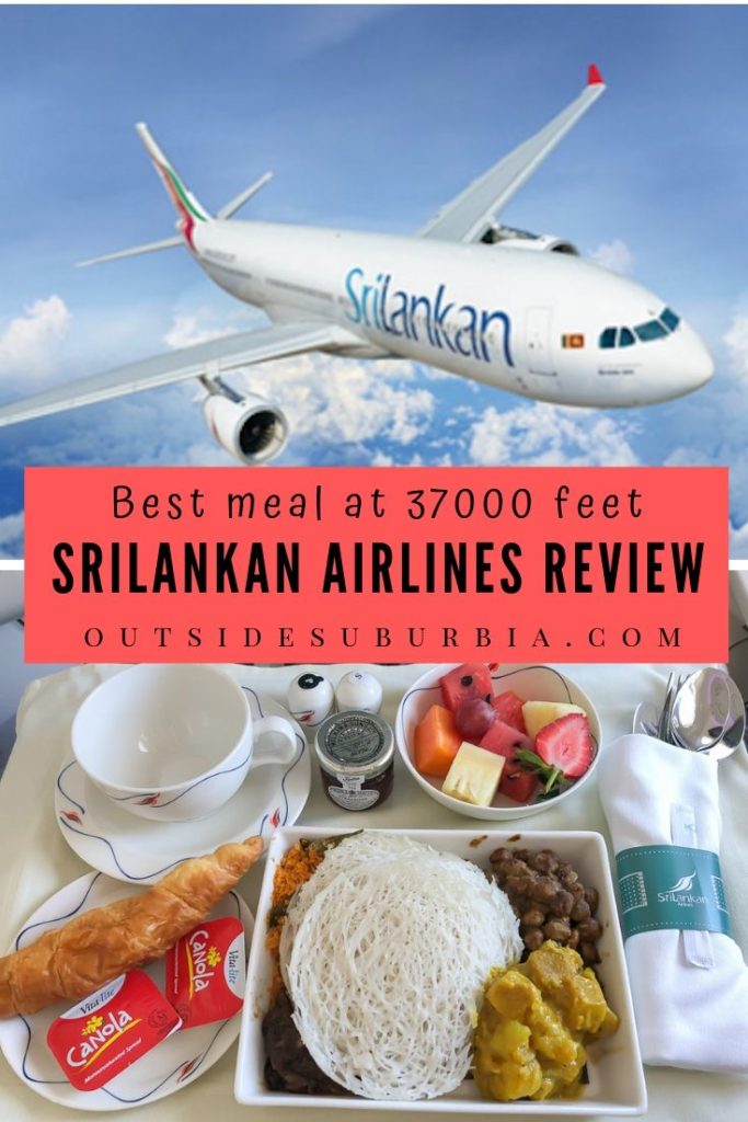 It is an experience of comfort and traditional SriLankan hospitality and warmth, not to mention the best meal ever at 37000 feet on SriLankan Airlines. See what you get for a business class flight ticket. #AirlineReview #OutsideSuburbia #SriLankanAirlines