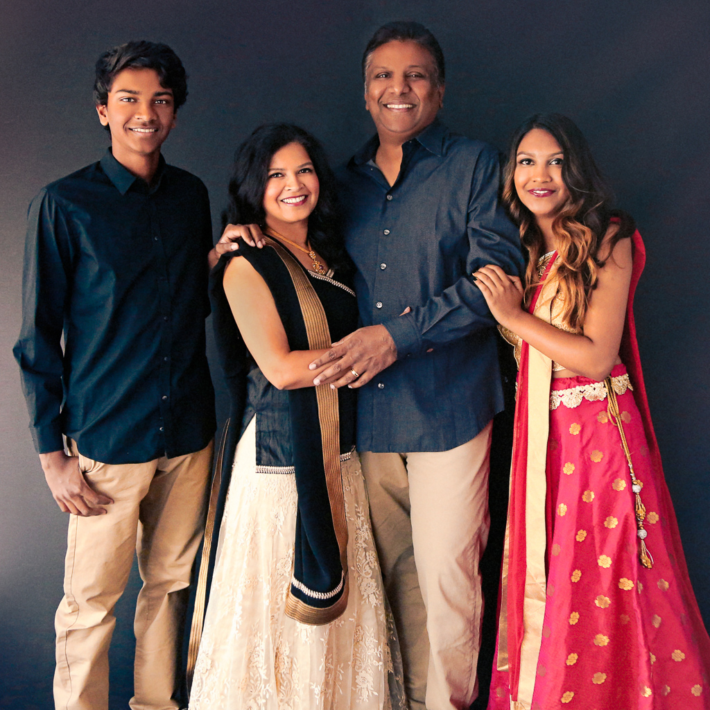 Priya Vin Family - Outside Suburbia