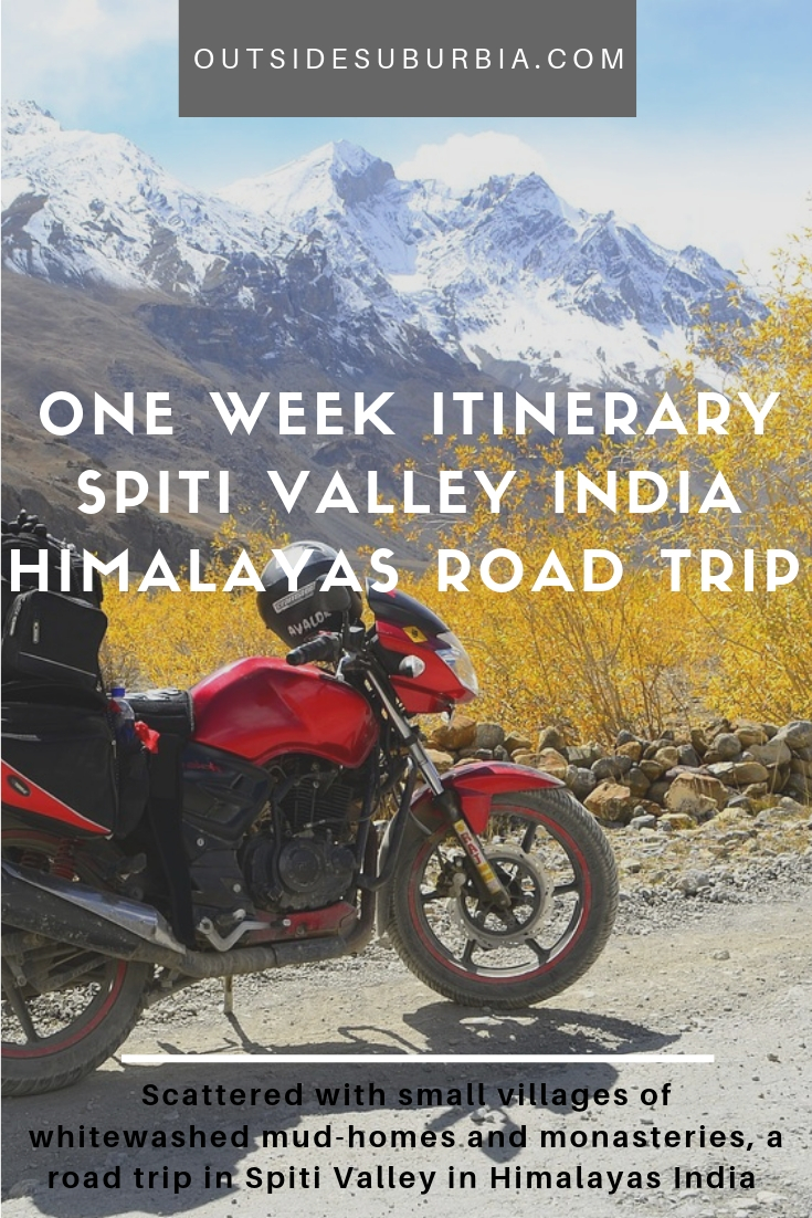 With small villages of whitewashed mud-homes and monasteries, a road trip in Spiti should be on you India travel plans. See this One week Itinerary for visiting Spiti Valley Road Trip India
