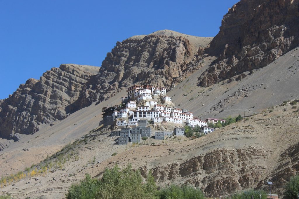 Kye Gompa (Key Monastery) a Tibetan Buddhist monastery located in the Spiti Valley, India - Outside Suburbia