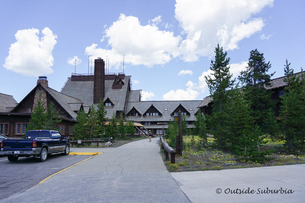 Old Faithful Inn in Yellowstone National Park - OutsideSuburbia.com