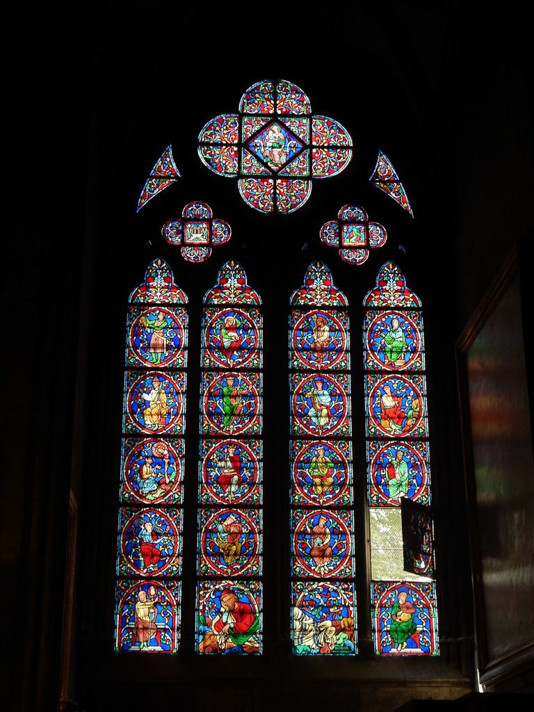 Stained Glass Windows at Sainte Chappelle - Must sees & Memories of our 3 days in Paris - OutsideSuburbia.com