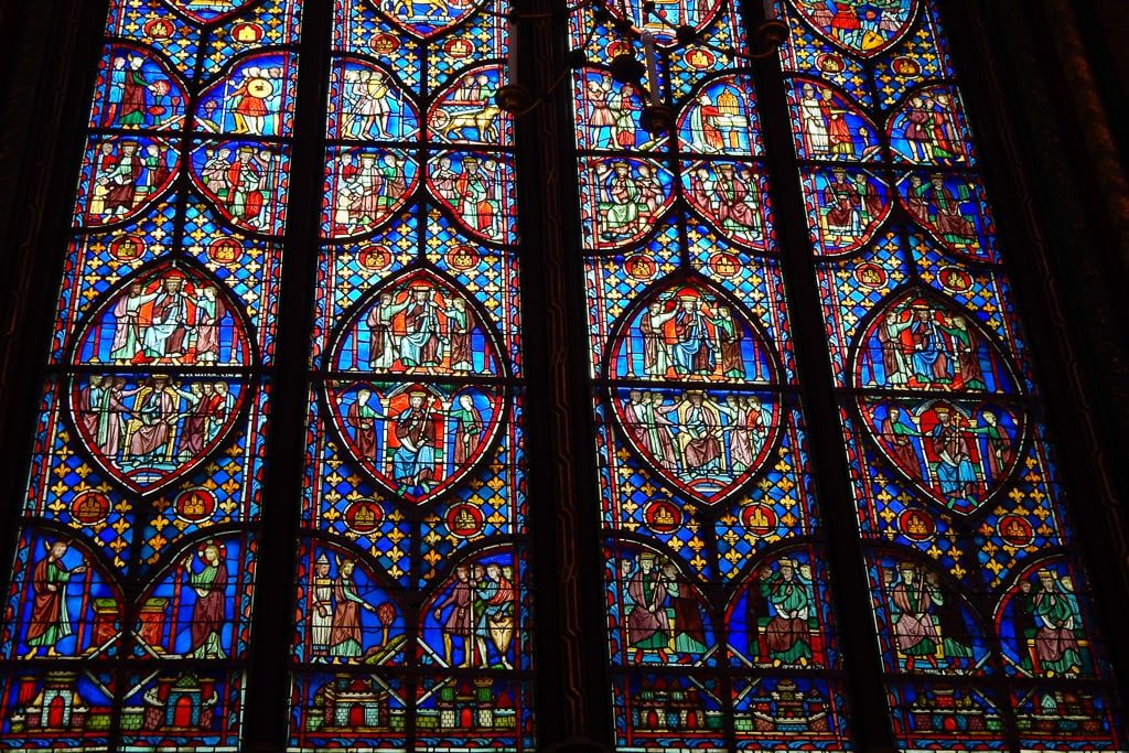 Stained Glass Windows at Sainte Chappelle - Must sees & Memories of our 3 days in Paris - OutsideSuburbia.com