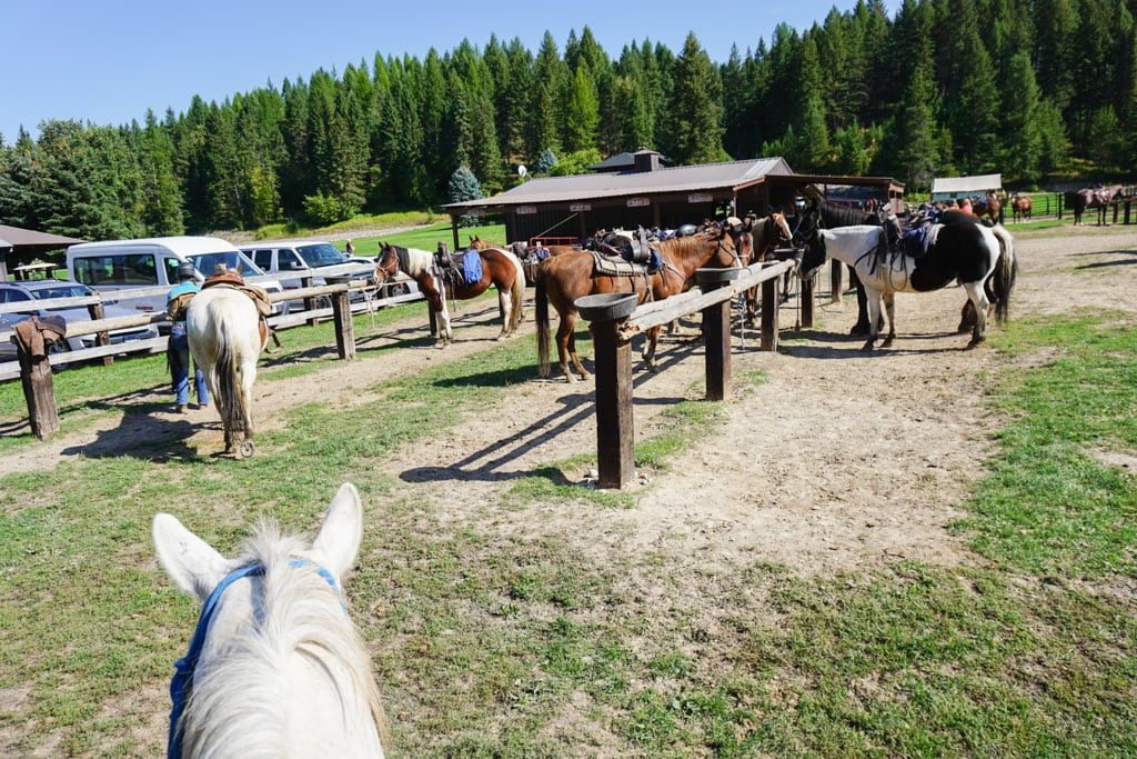 Horseback riding at Bar W Dude Ranch, Montana - OutsideSuburbia.com