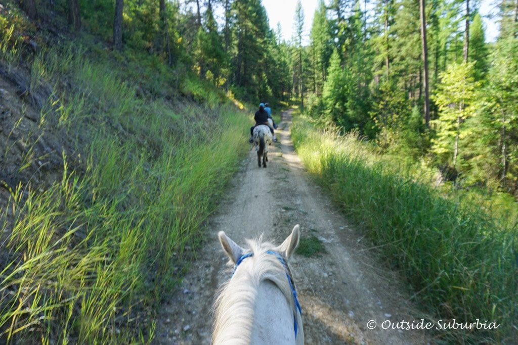 Horseback riding at Bar W Guest Ranch, Montana - OutsideSuburbia.com