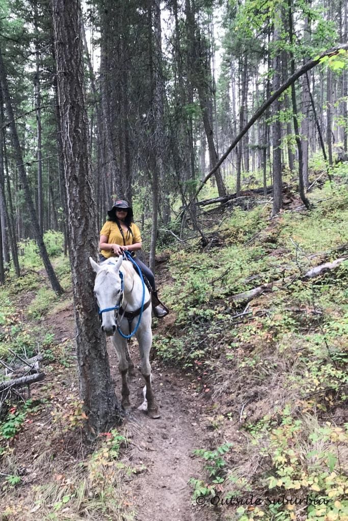 Horseback riding at Whitefish, Montana - OutsideSuburbia.com