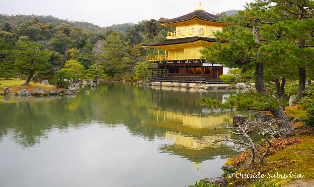 Golden Temple Pavilion, Kyoto. Two week Japan Itinerary - Photo by Outside Suburbia