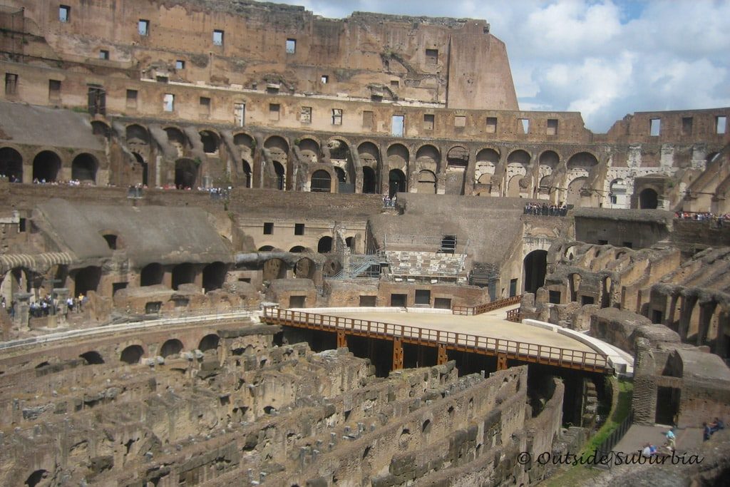 Inside the Roman Colosseum 